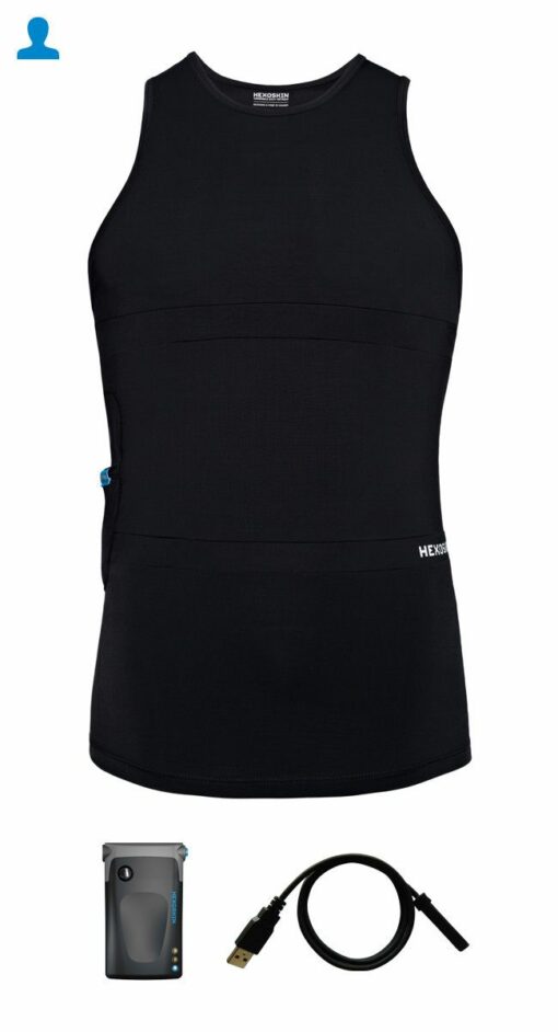 T-shirt connecté Hexoskin - Carré Technologies