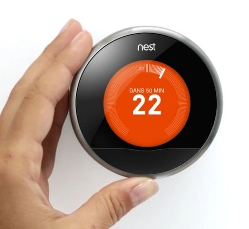 Thermostat connecté Nest - Nest Labs - chauffage