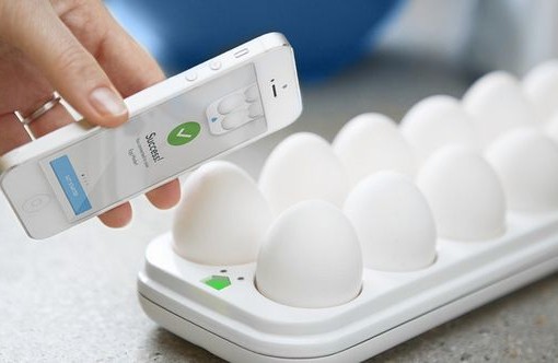 Boite à œuf connectée Egg Minder - Quirky - oeuf - 