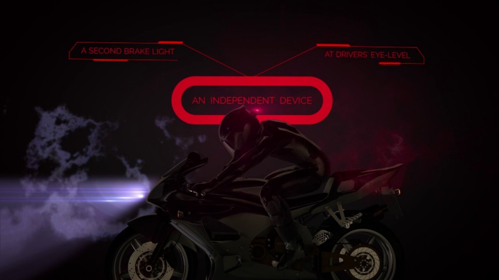 Cosmo Connected Lumière de freins pour casque de moto Cosmo Connected