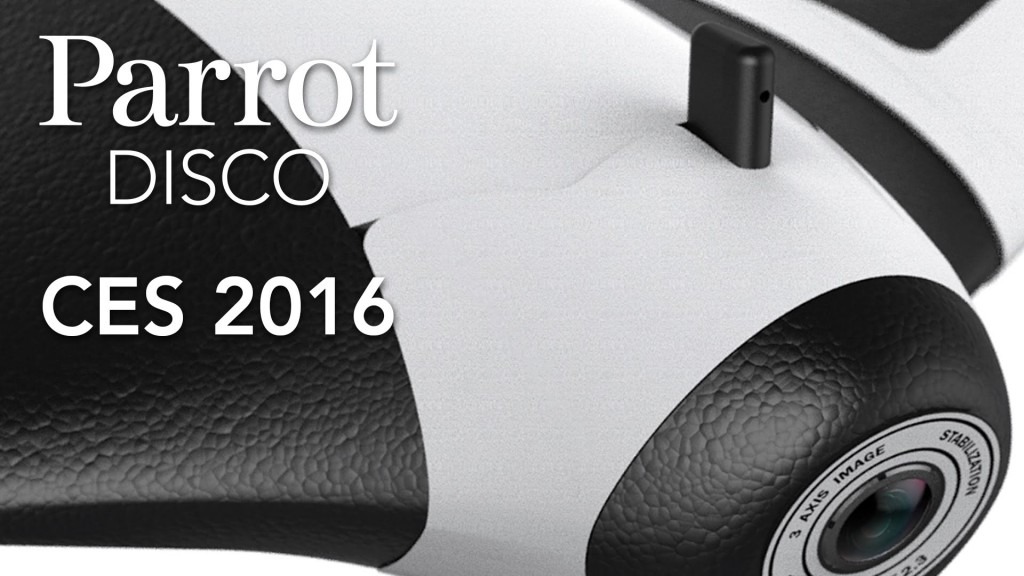 Parrot DISCO Vols de prototype de drônes CES2016 Parrot